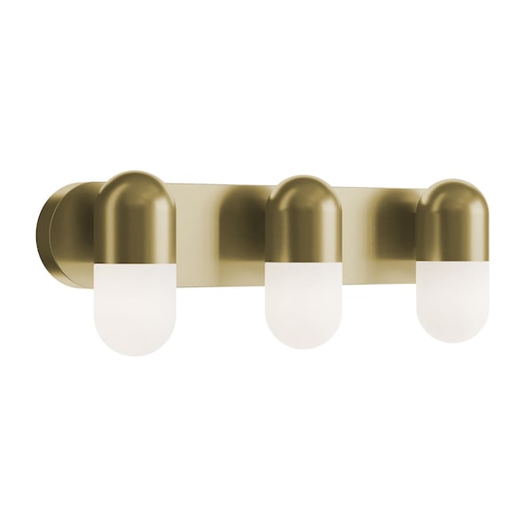 Afx Irvine LED Vanity 24'', Light Antique Brass IRVV2406LAJUDLB - main